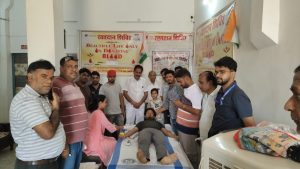 ब्लड बक्सर द्वारा रक्तदान महादान जीवनदान शिविर का आयोजन आज।