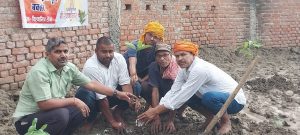 बक्सर: विश्वामित्र सेना ने इटाढ़ी में चलाया पौधारोपण अभियान, पर्यावरण संरक्षण का दिया संदेश
