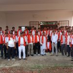 कारगिल विजय दिवस पर भाजपा कार्यालय अहिरौली में पूर्व सैनिकों का भव्य सम्मान।