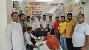 रोट्रैक्ट बक्सर द्वारा रक्तदान महादान जीवनदान शिविर का आयोजन।
